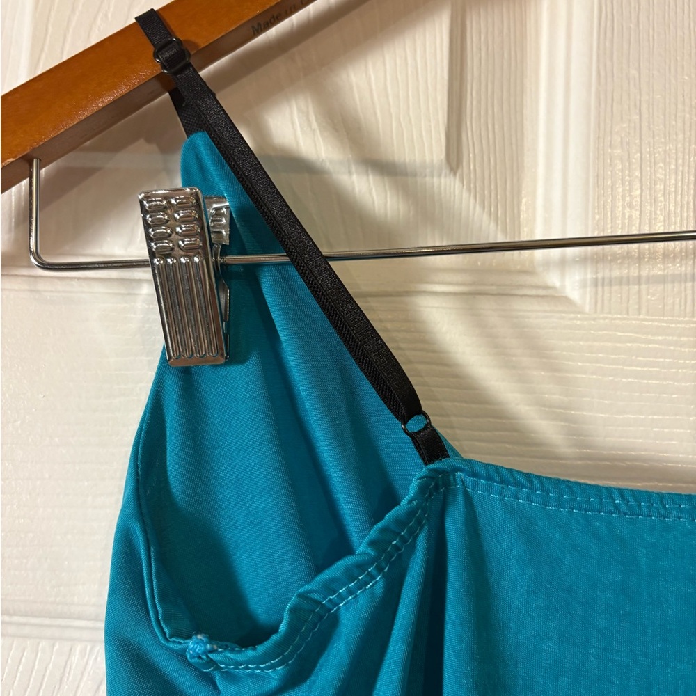 Boho Teal and Multicolor Sun Dress by Lagaci - Picture 7 of 8